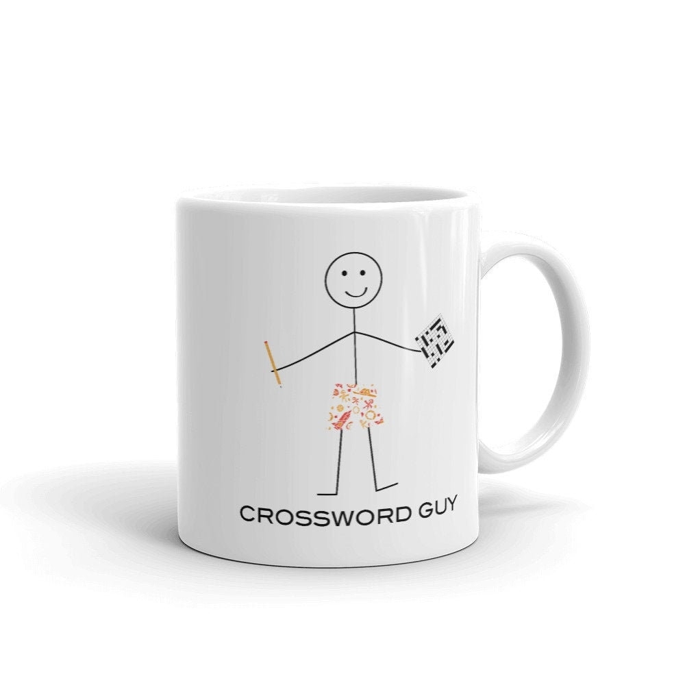Buy Funny Mens Crossword Puzzle Mug Game Gifts Crossword Coffee Cup Crossword Coffee Mug Online In India Etsy