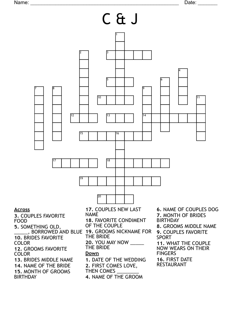 C J Crossword WordMint