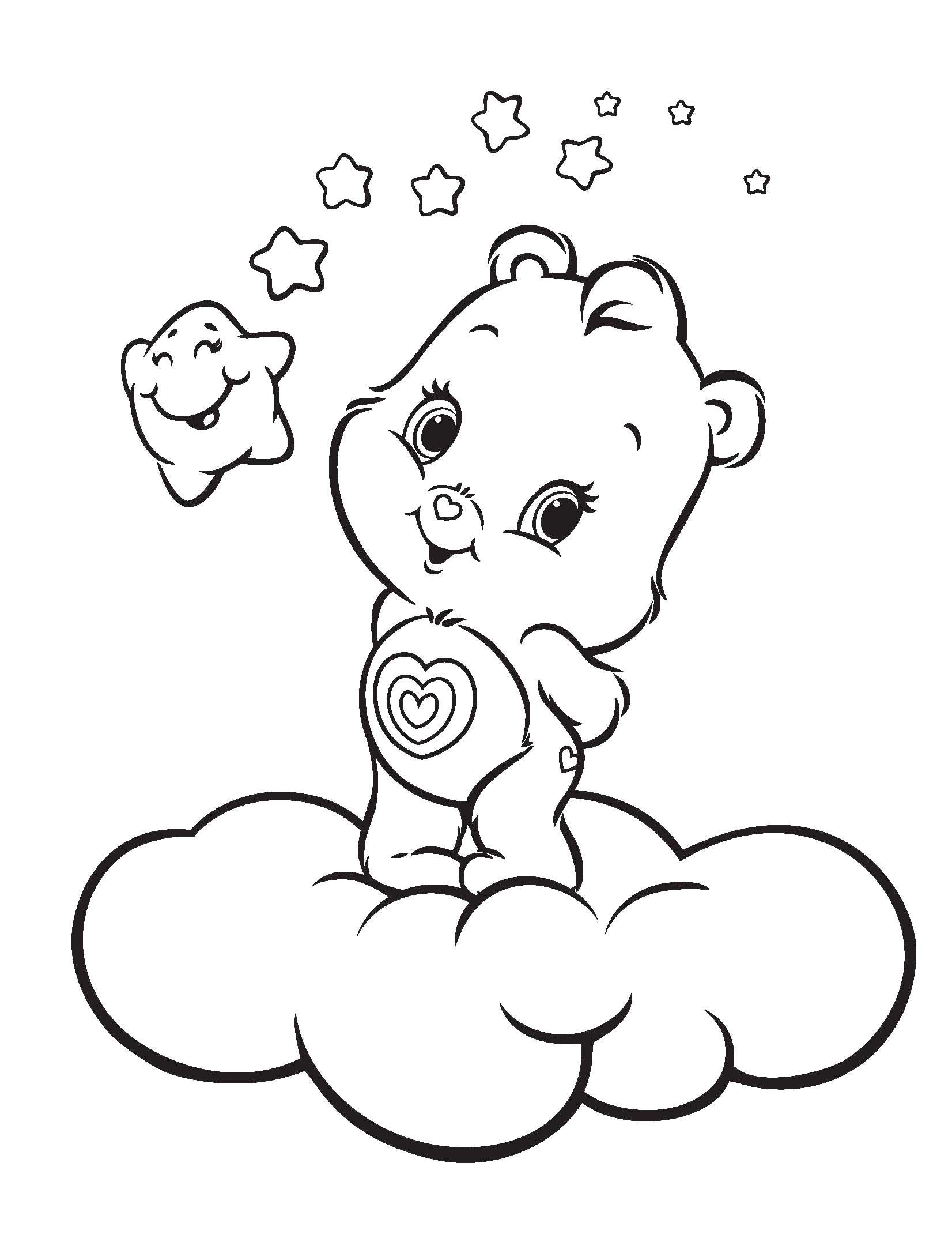 Care Bear Coloring Book 28 Page Coloring Book With Cover Etsy Care Bear Coloring Book 28 Page Coloring Book With Cover Etsy