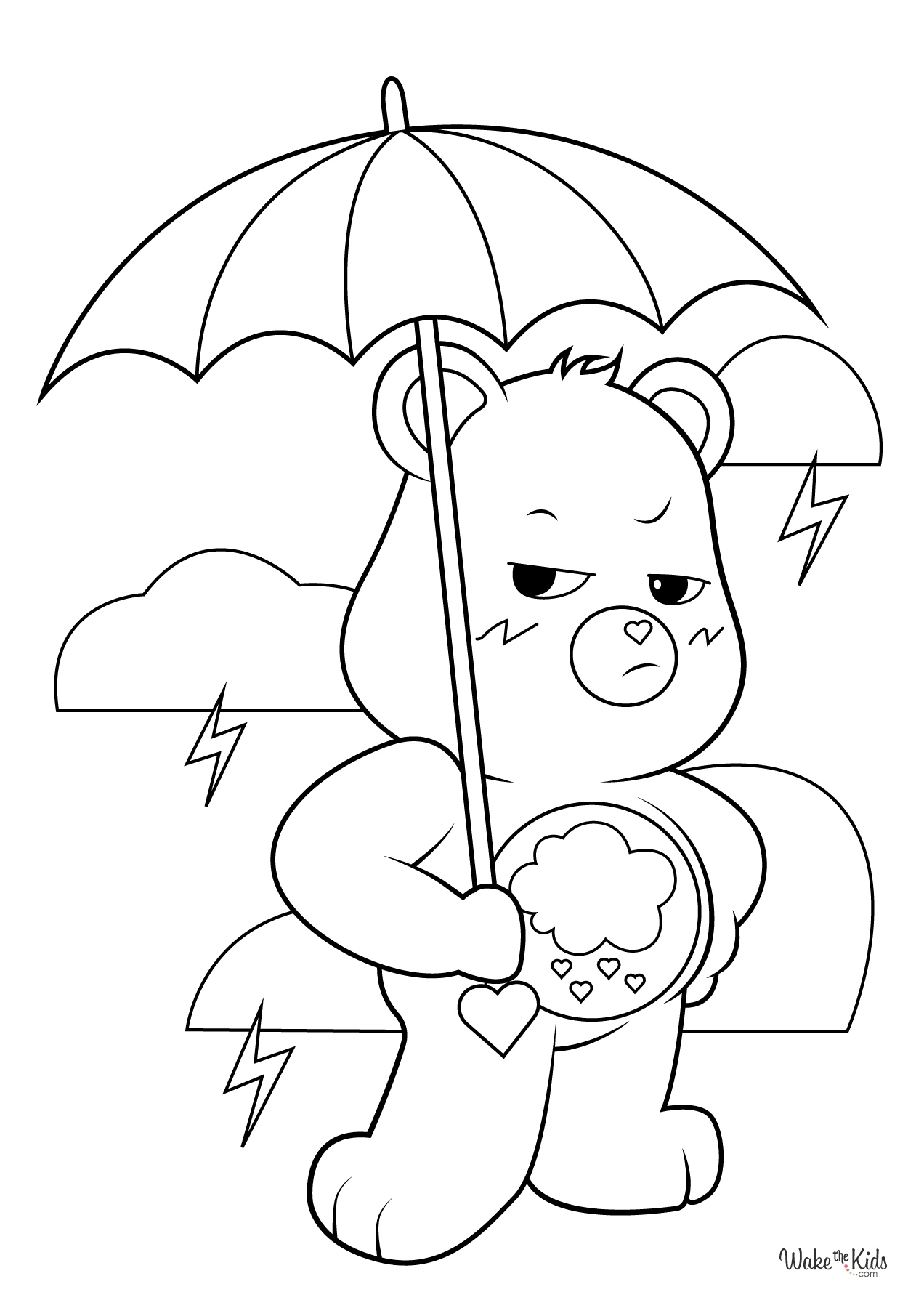 care bear coloring page