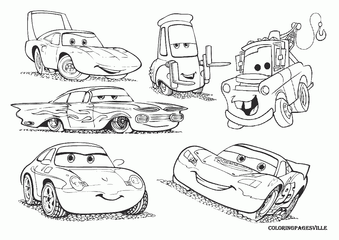 disney cars printable coloring pages