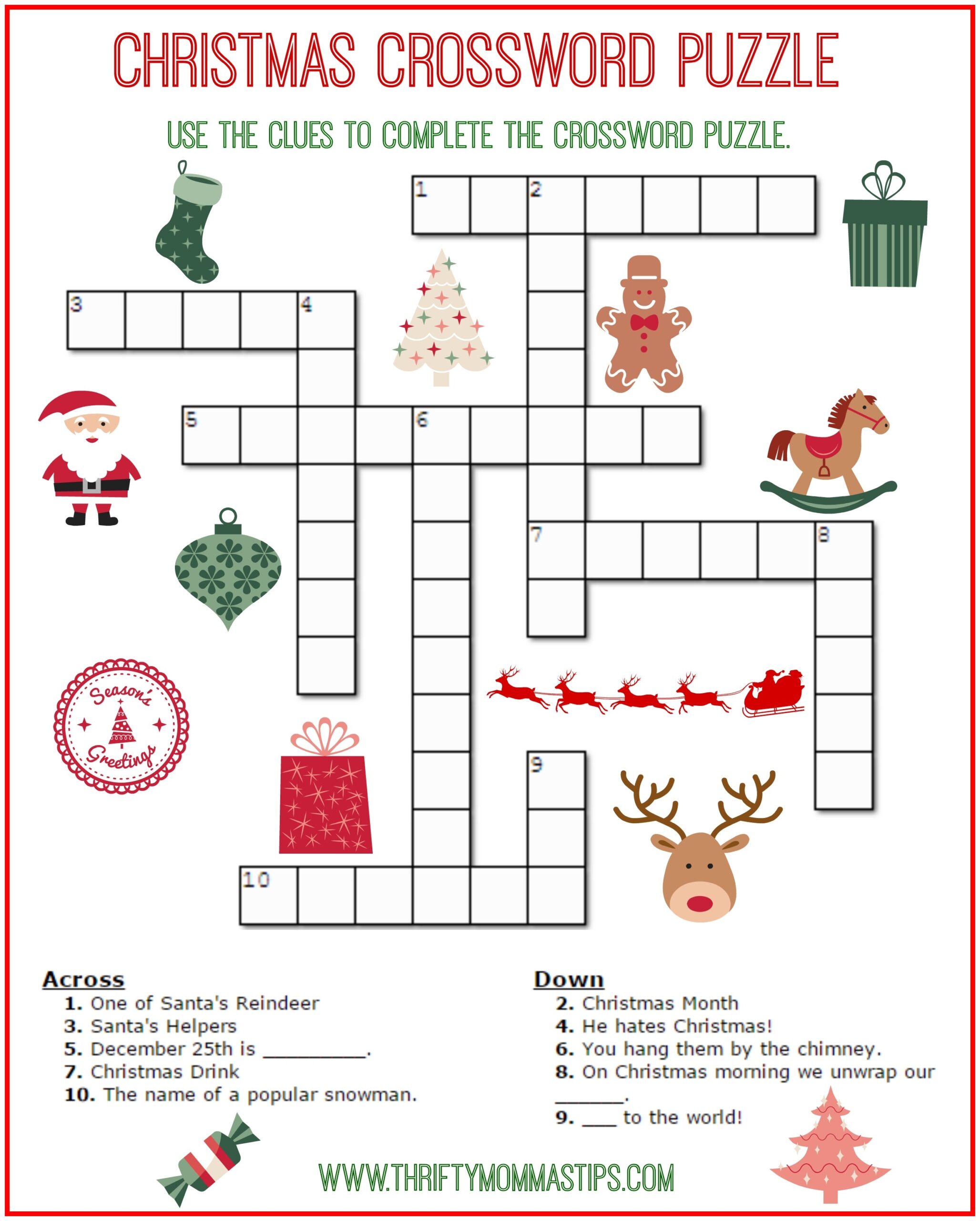 free printable children's crossword puzzles free printable children's crossword puzzles