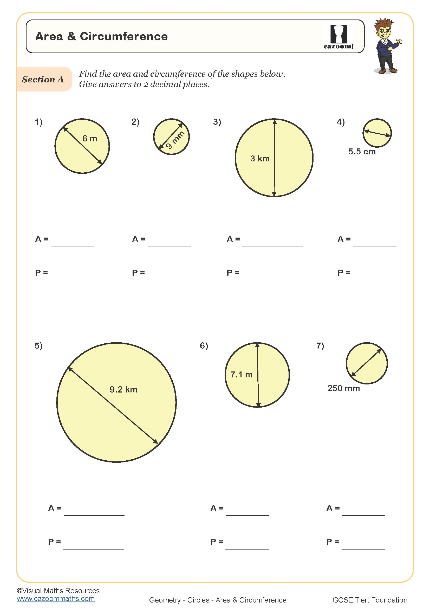 Circumference Worksheet Fun And Engaging PDF Worksheets
