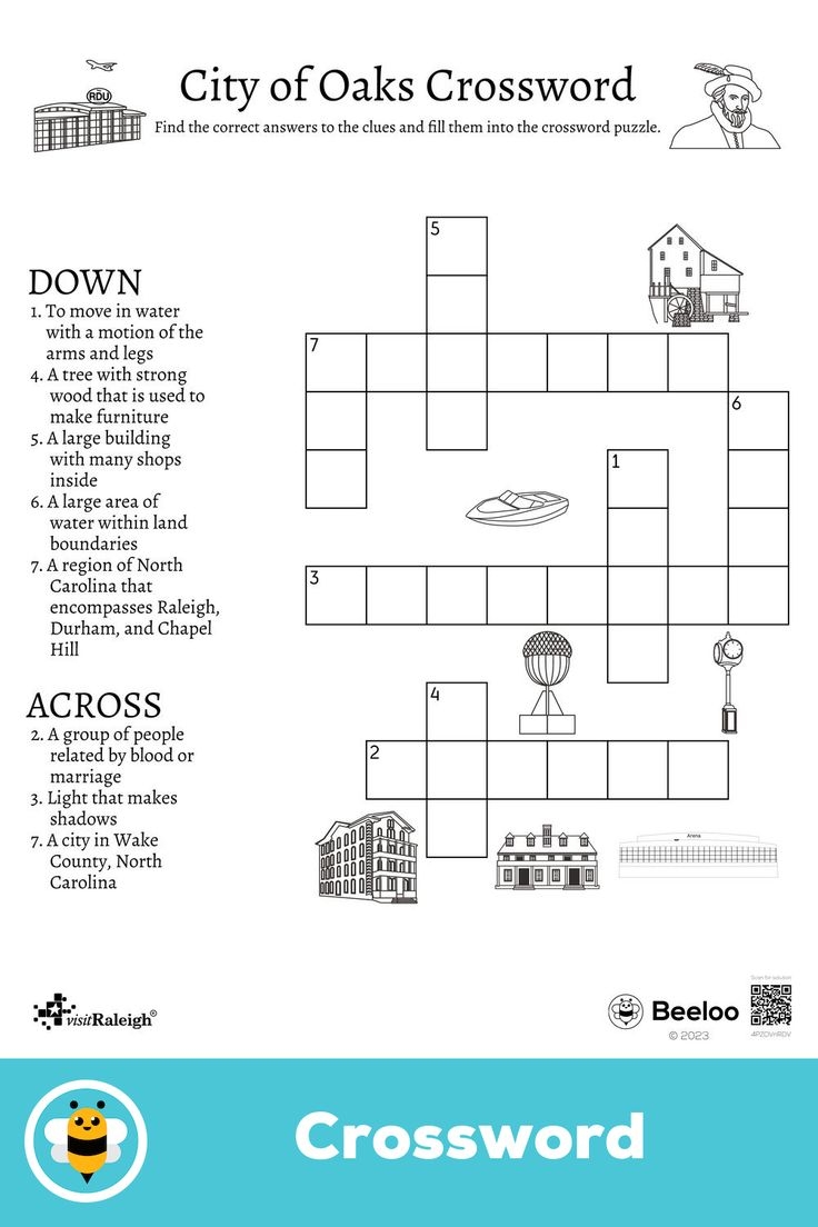 City Of Oaks Crossword