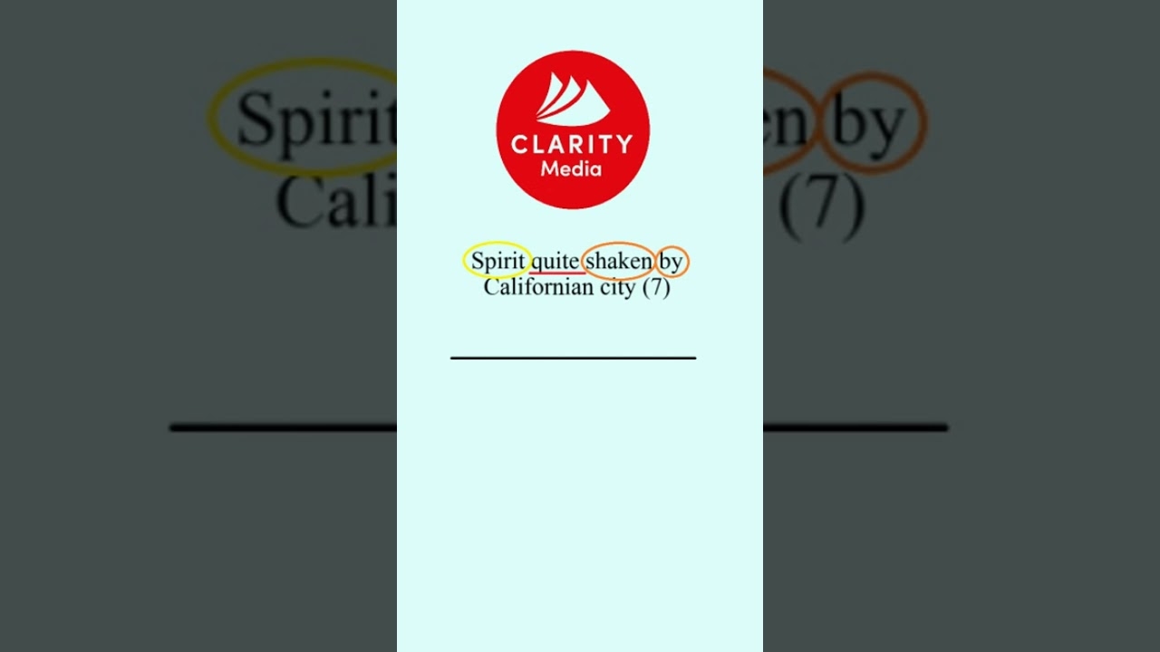 crossword clue californian city