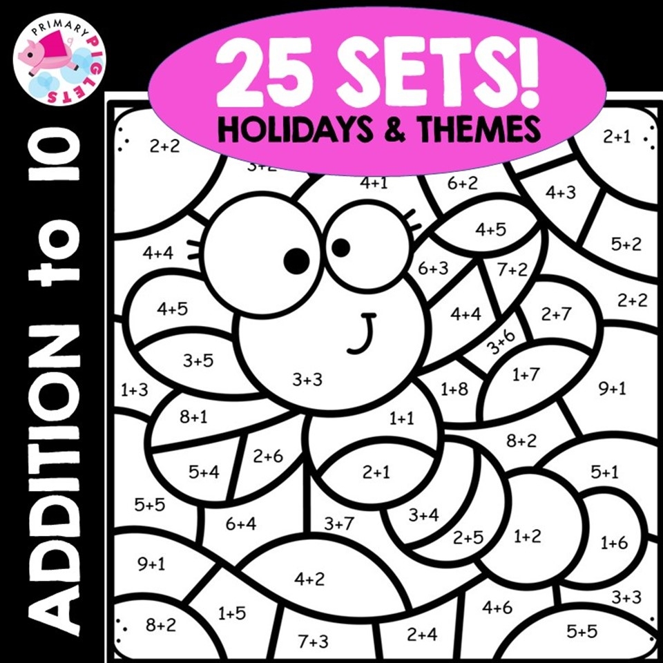 COLOR BY CODE ADDITION TO 10 ADDITION COLOR BY NUMBER ADDITION ADDITION WITHIN 10 Made By Teachers COLOR BY CODE ADDITION TO 10 ADDITION COLOR BY NUMBER ADDITION ADDITION WITHIN 10 Made By Teachers