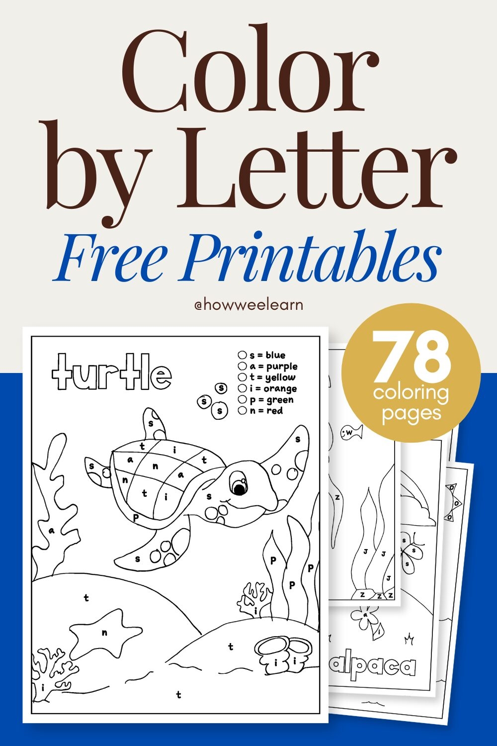 free color by letter printables free color by letter printables