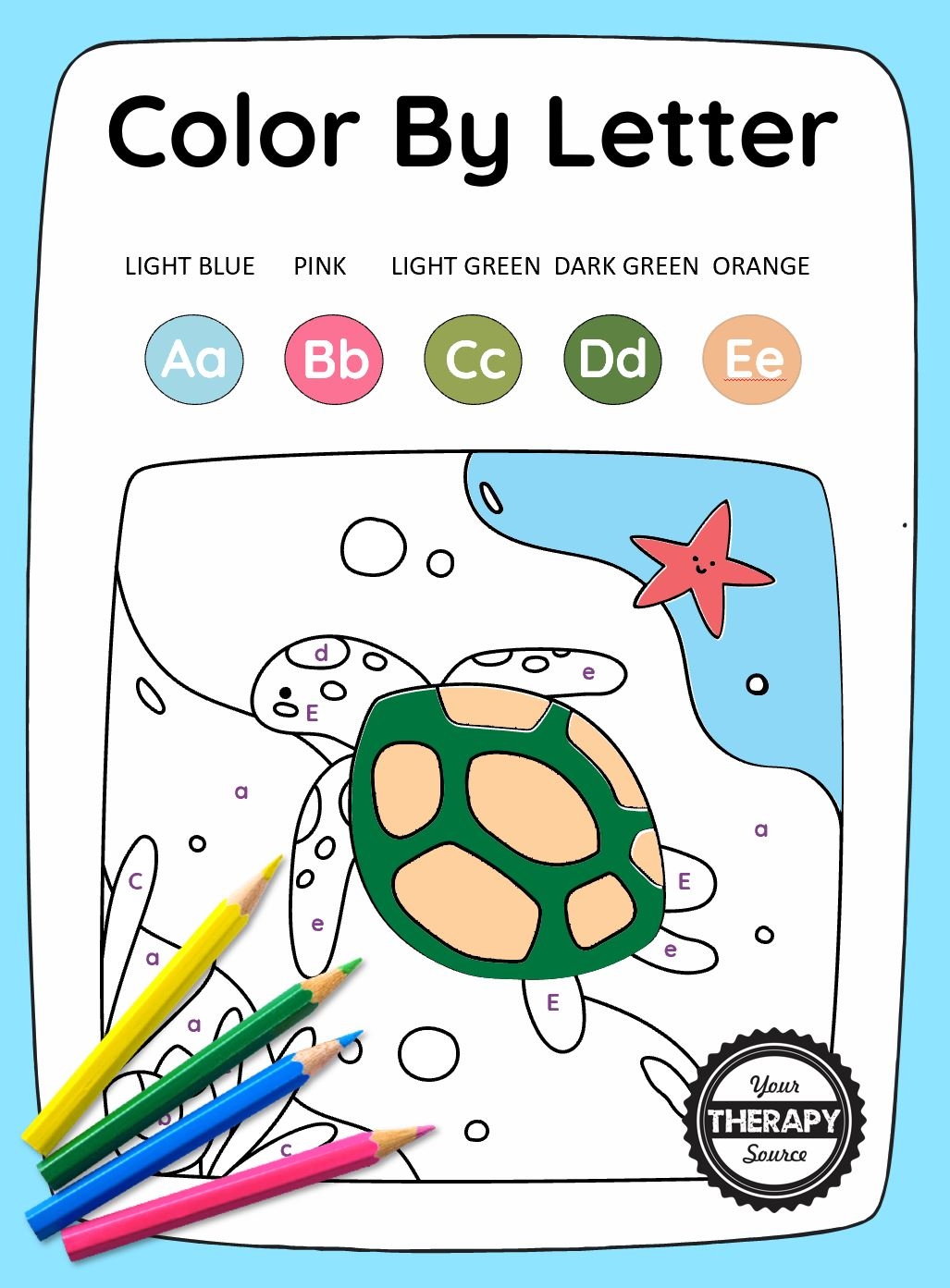 color by letter free printables color by letter free printables