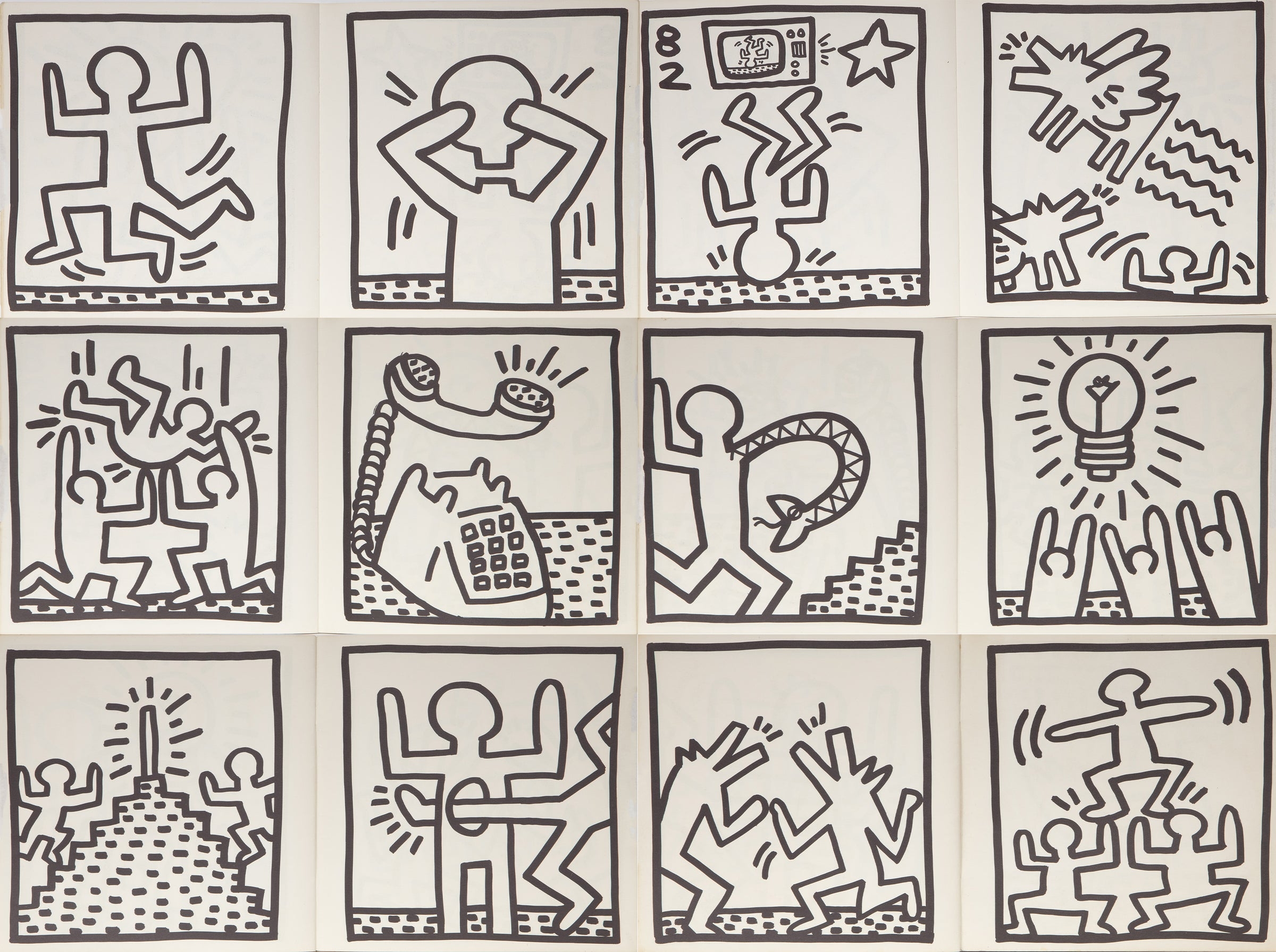 Coloring Book Signed Keith Haring RoGallery Coloring Book Signed Keith Haring RoGallery