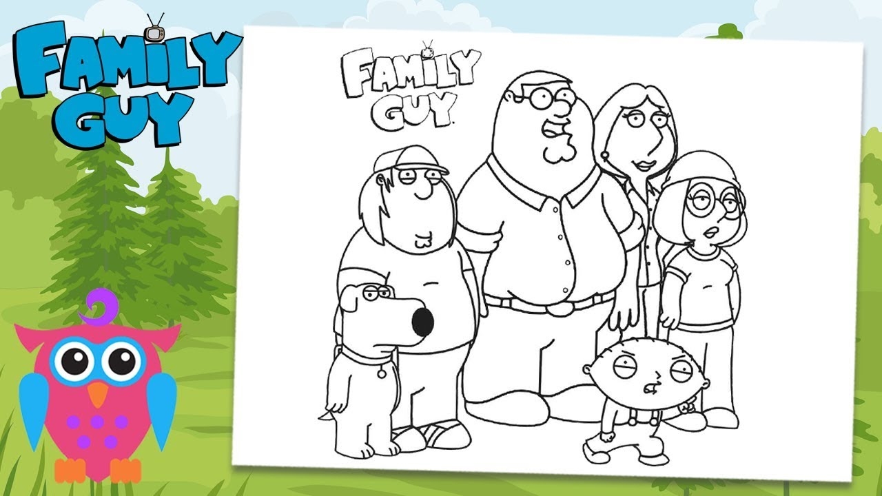 family guy coloring pages