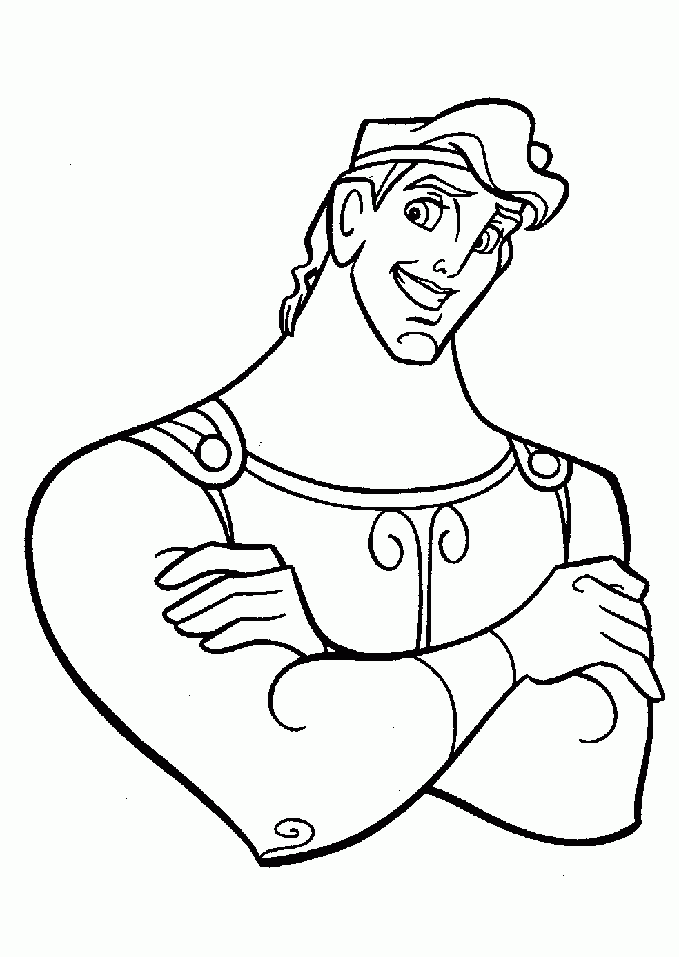 Coloring Of Hercules To Download For Free Hercules Coloring Pages