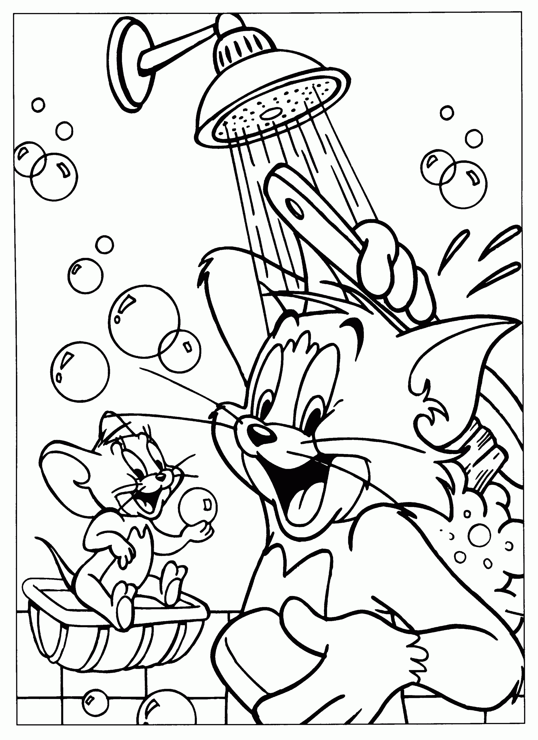 Coloring Page Tom And Jerry Coloring Pages 12