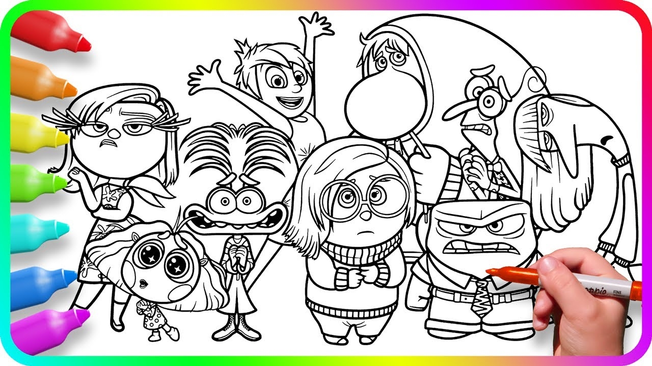 coloring pages inside out coloring pages inside out