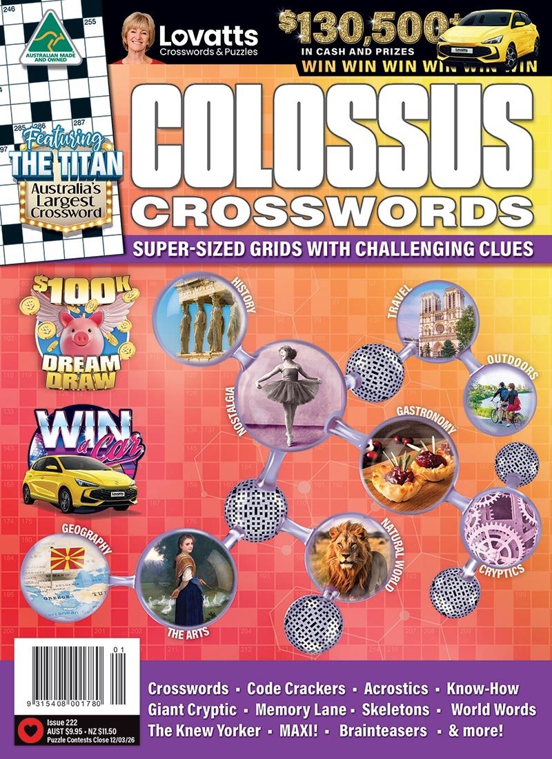 magazine sale crossword clue