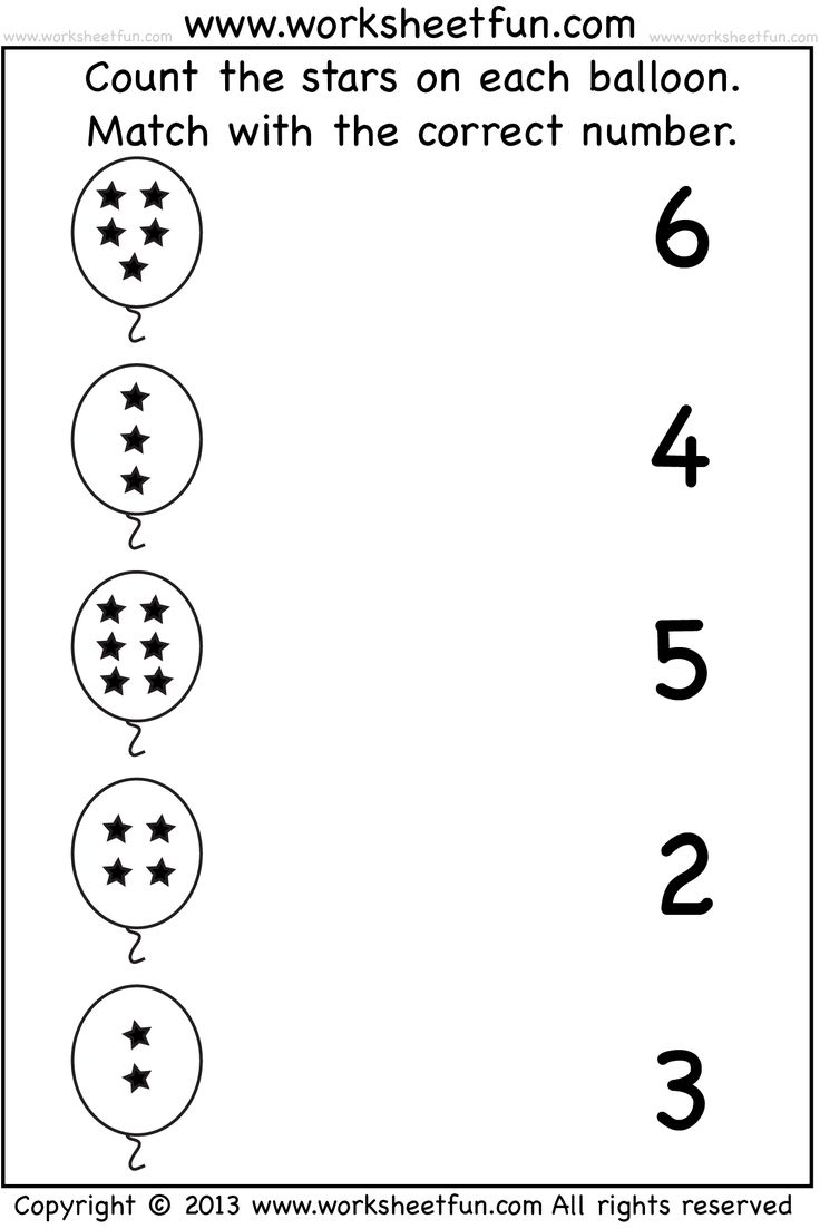 pre kg maths worksheets