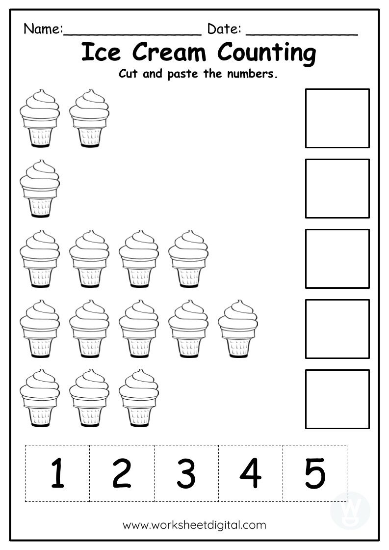 Counting To 5 Worksheet Digital 1 Teacher Made Resources