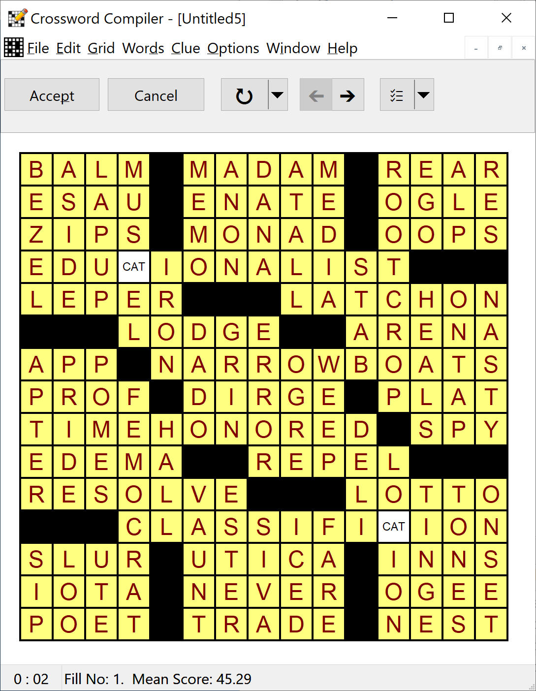 full crossword puzzle clue