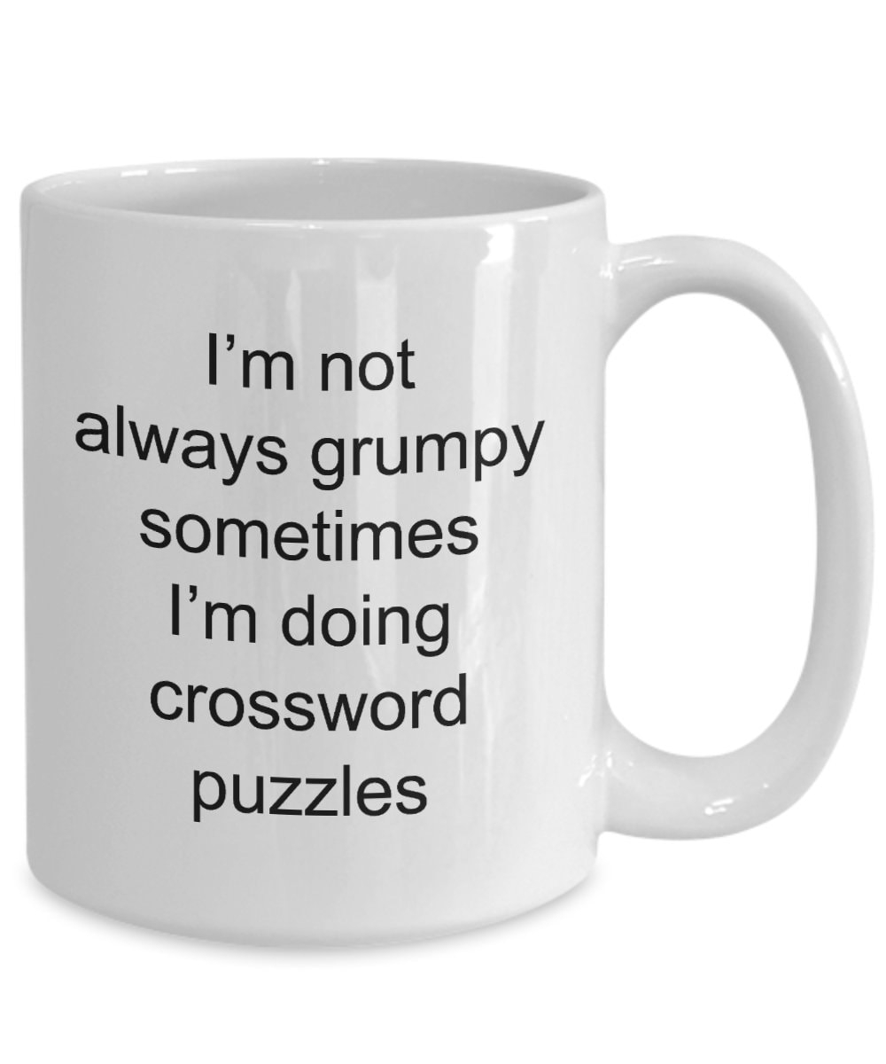 Crossword Puzzle Coffee Mug Funny Gift For Word Game Lovers Etsy Crossword Puzzle Coffee Mug Funny Gift For Word Game Lovers Etsy