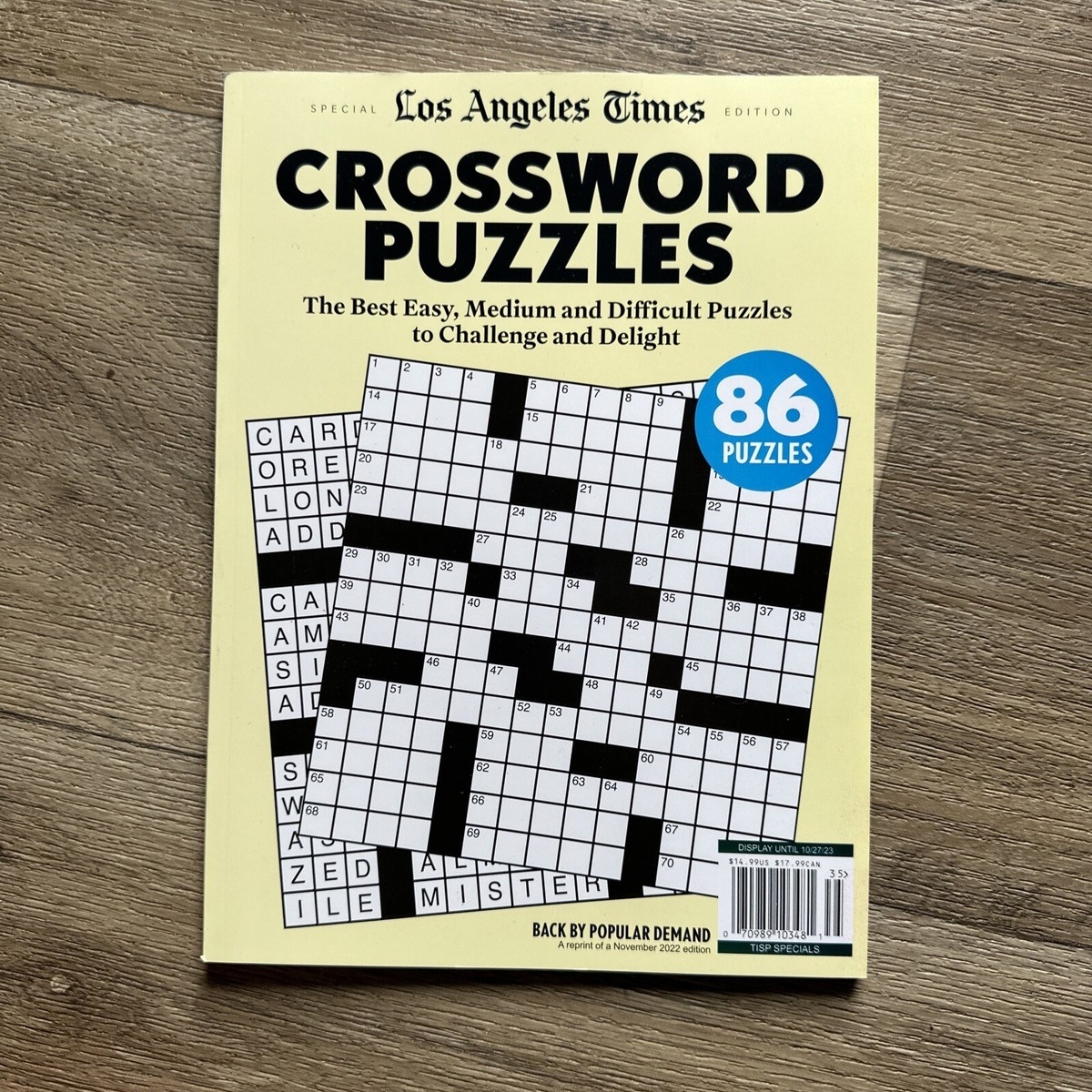 Crossword Puzzles Special Edition Los Angeles Times Magazine November 2023 EBay