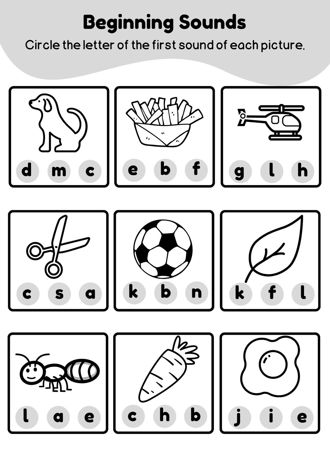Customize 63 Kindergarten Beginning Sounds Worksheets Templates Online Canva
