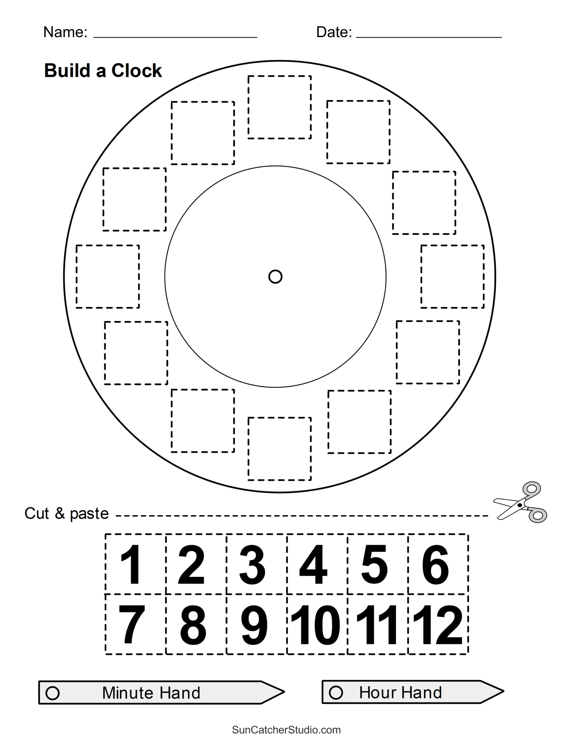 Cut And Paste Worksheets Printable Activities For Kids Free Printables Lettering SVG Files Tools Apps