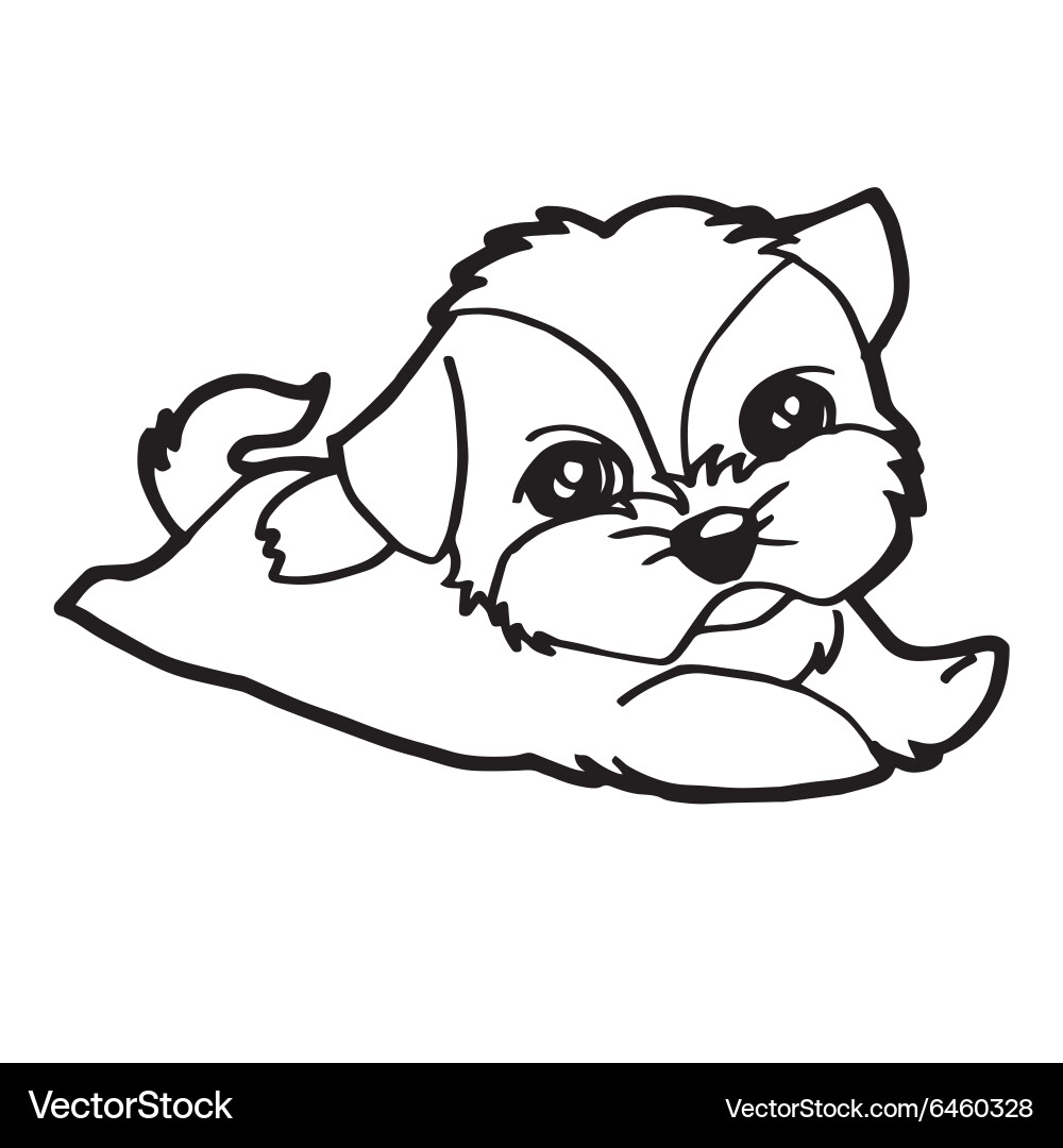 coloring pages cute dogs
