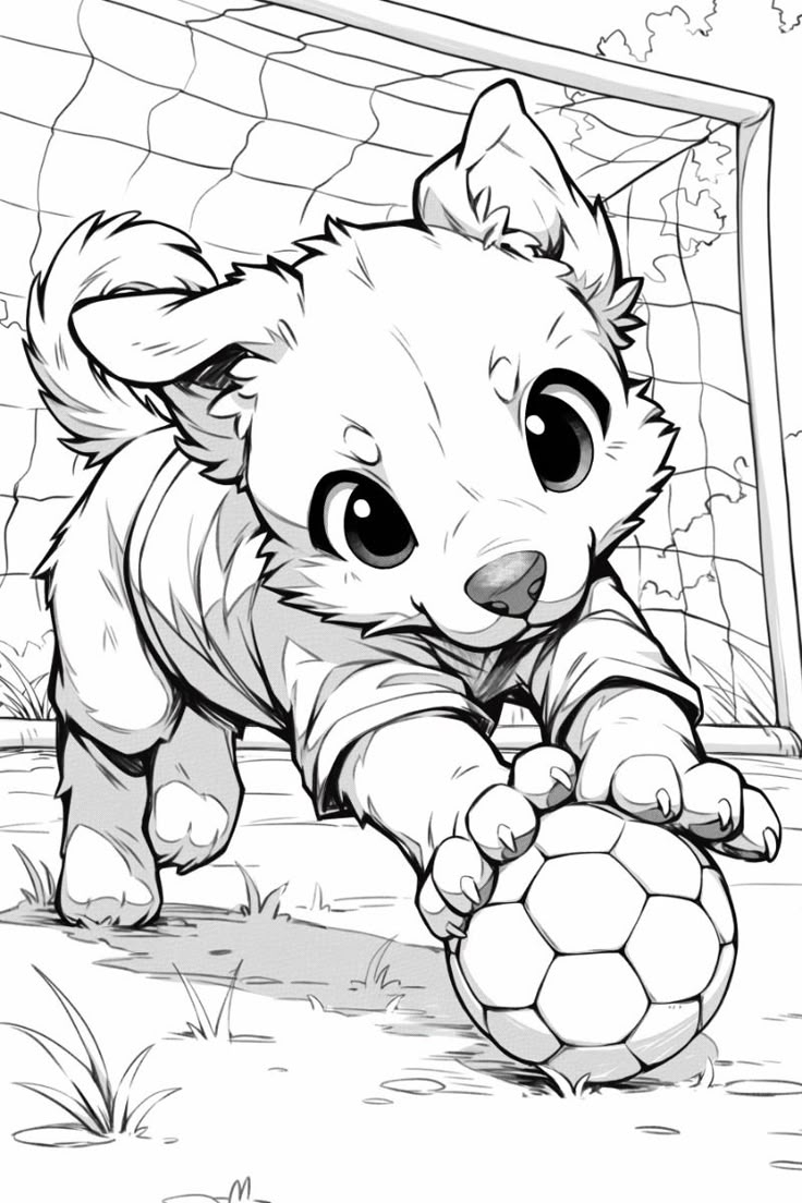soccer coloring pages