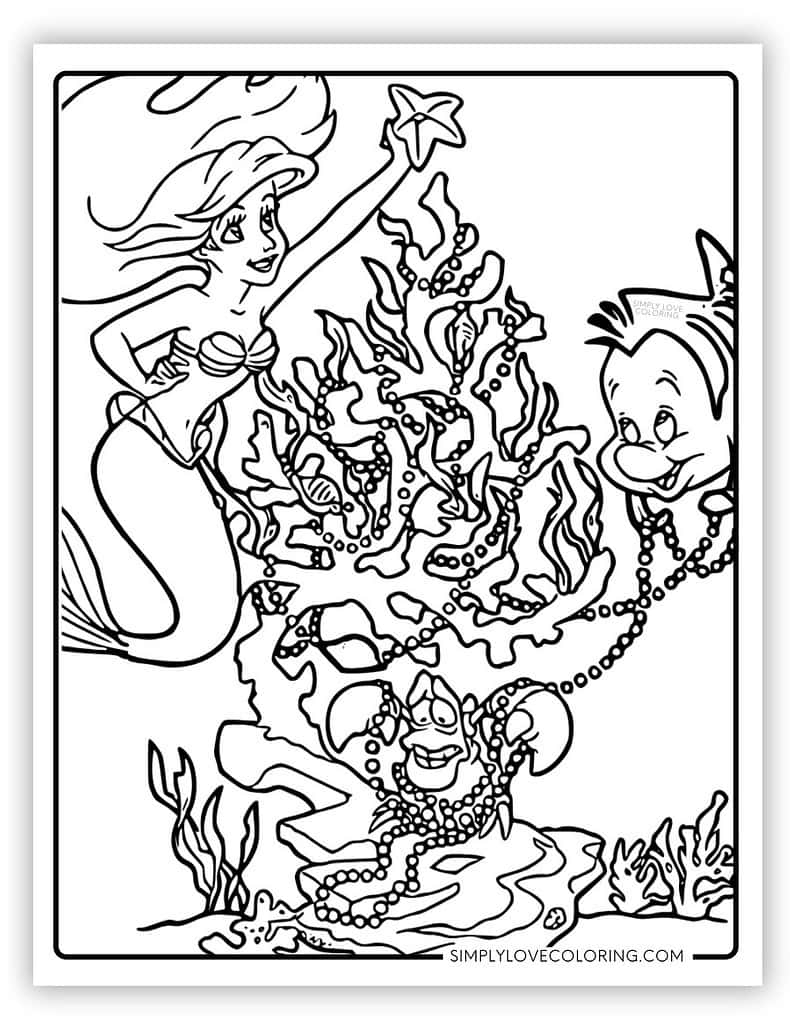 Disney Christmas Coloring Pages Free PDF Printable Simply Love Coloring Disney Christmas Coloring Pages Free PDF Printable Simply Love Coloring