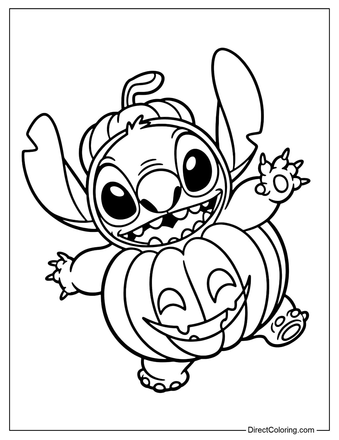 Disney Halloween Coloring Pages Free PDF To Download And Print