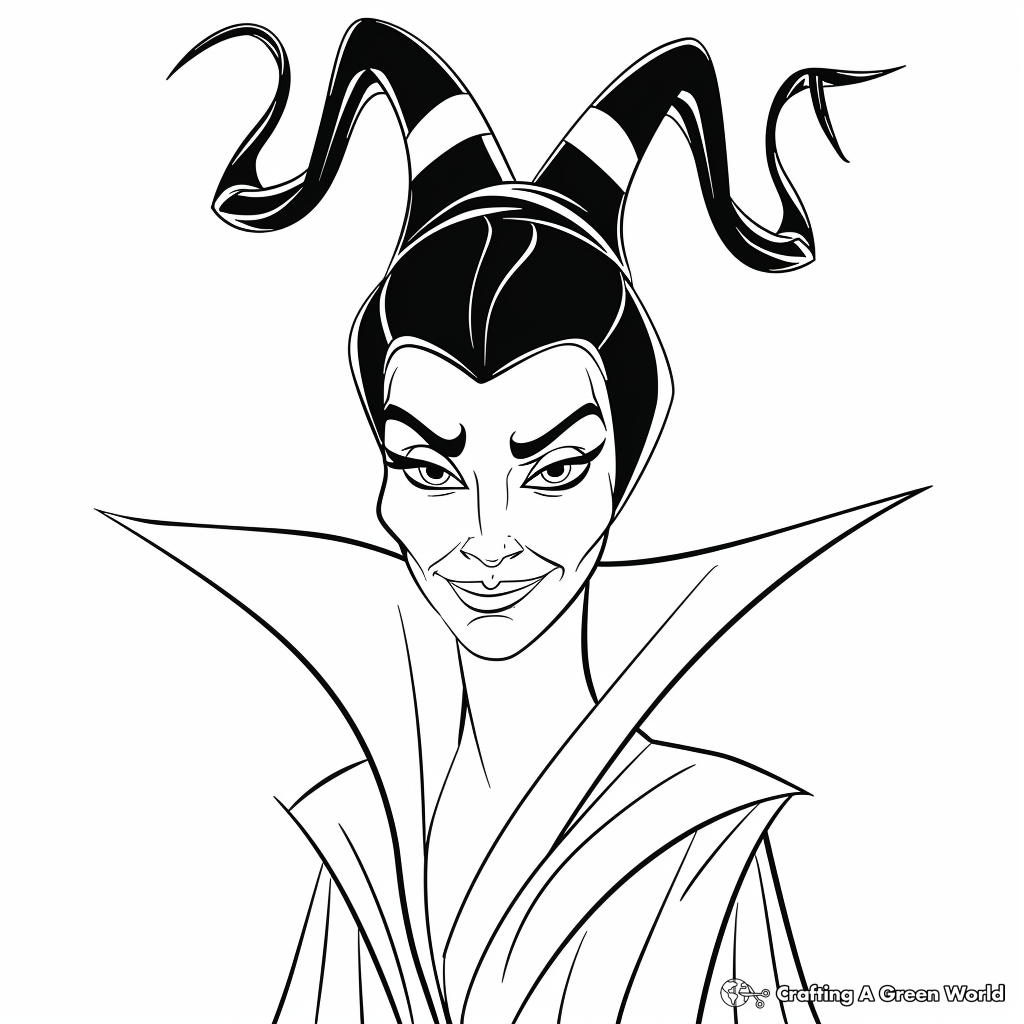 Disney Villain Coloring Pages Free Printable Disney Villain Coloring Pages Free Printable