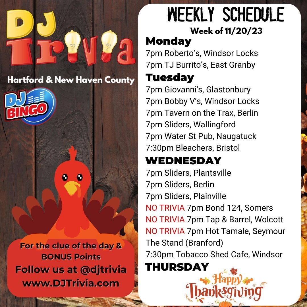 DJ Trivia Of CT djtriviact Posts X