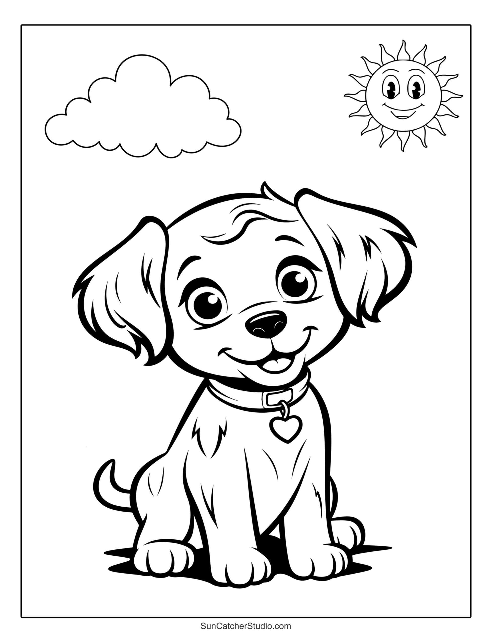 free dog coloring sheets free dog coloring sheets