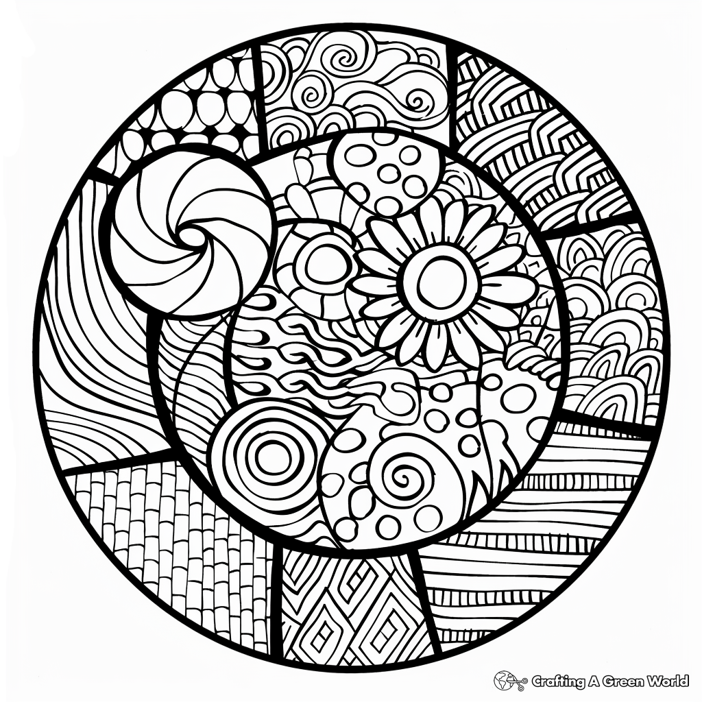 Doodle For Adults Coloring Pages Free Printable 