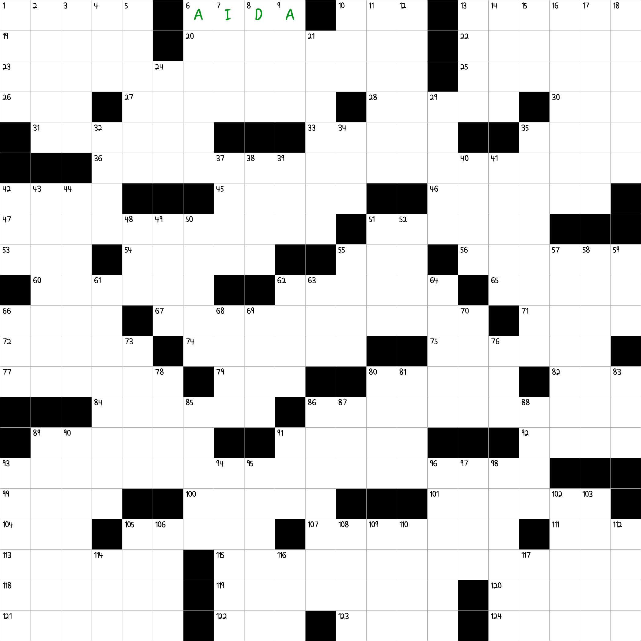 Doomed Ethiopian Princess NYT Crossword Clue March 23 2025