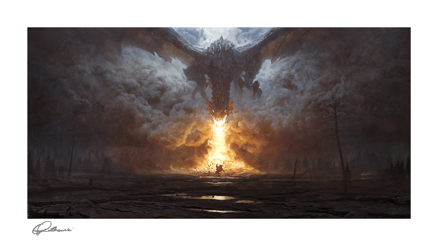Dragon s Breath Fine Art Print By Greg Rutkowski Sideshow Collectibles