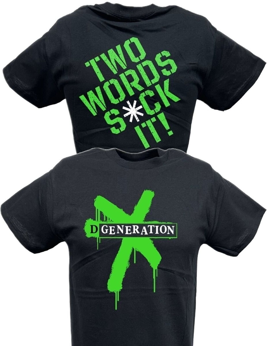 DX D Generation X Two Words Splatter Green Logo T shirt EBay