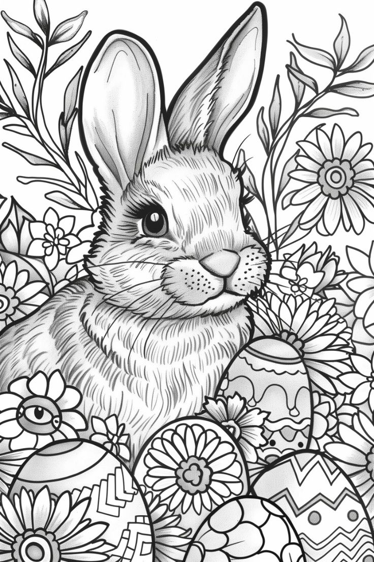 free easter color pages