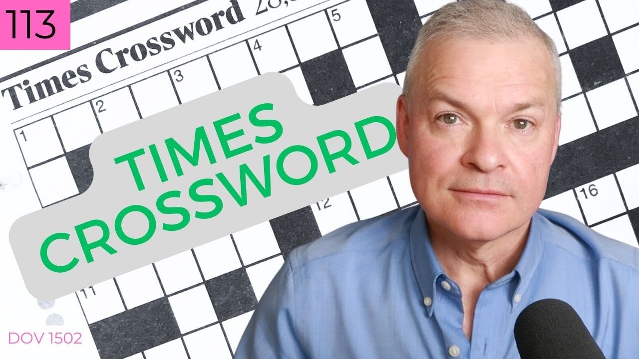 Epic Crossword Battle Expert Vs Times Cryptic Puzzle YouTube