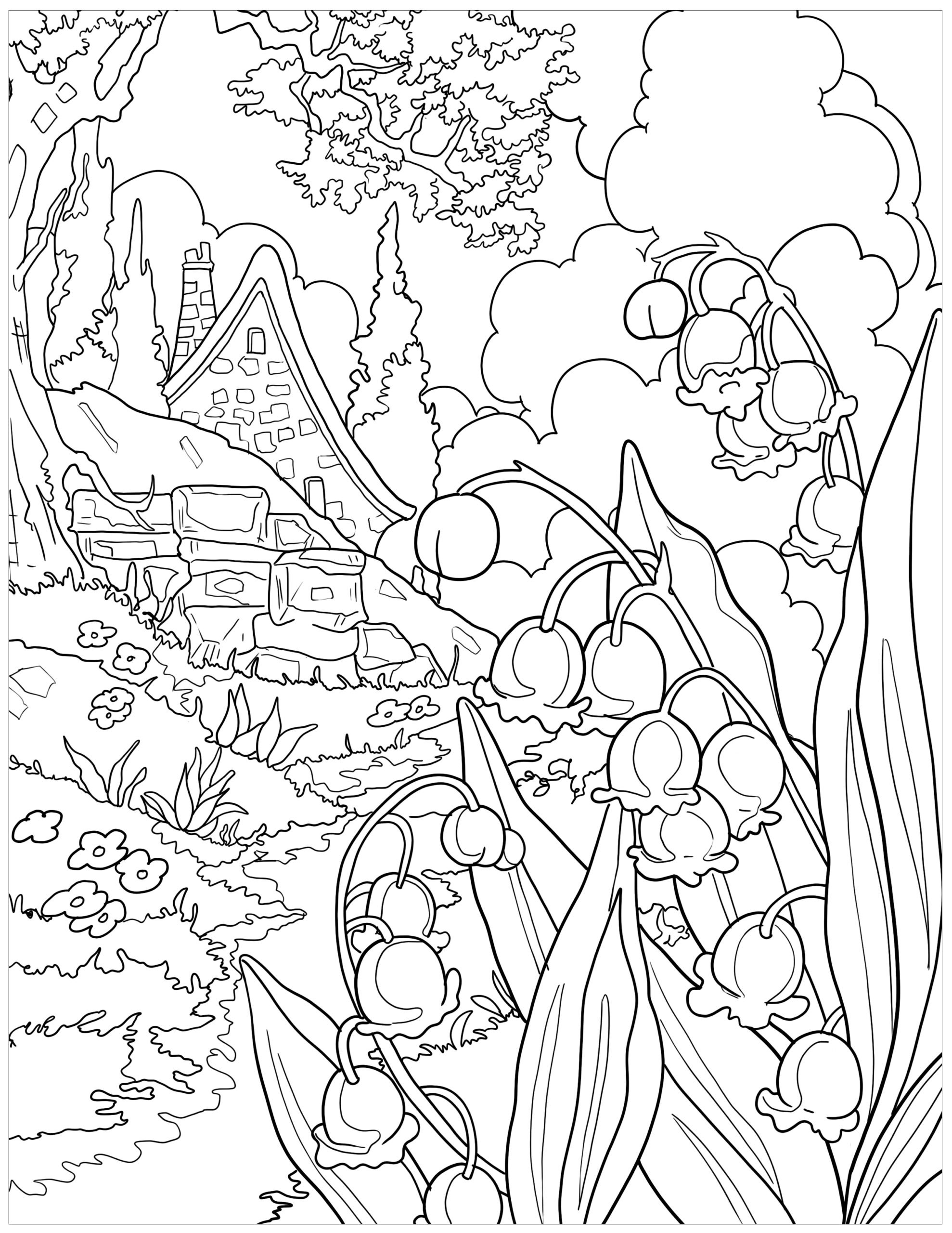 Explore Nature s Beauty With Our Printable Landscape Coloring Pages Made By Teachers