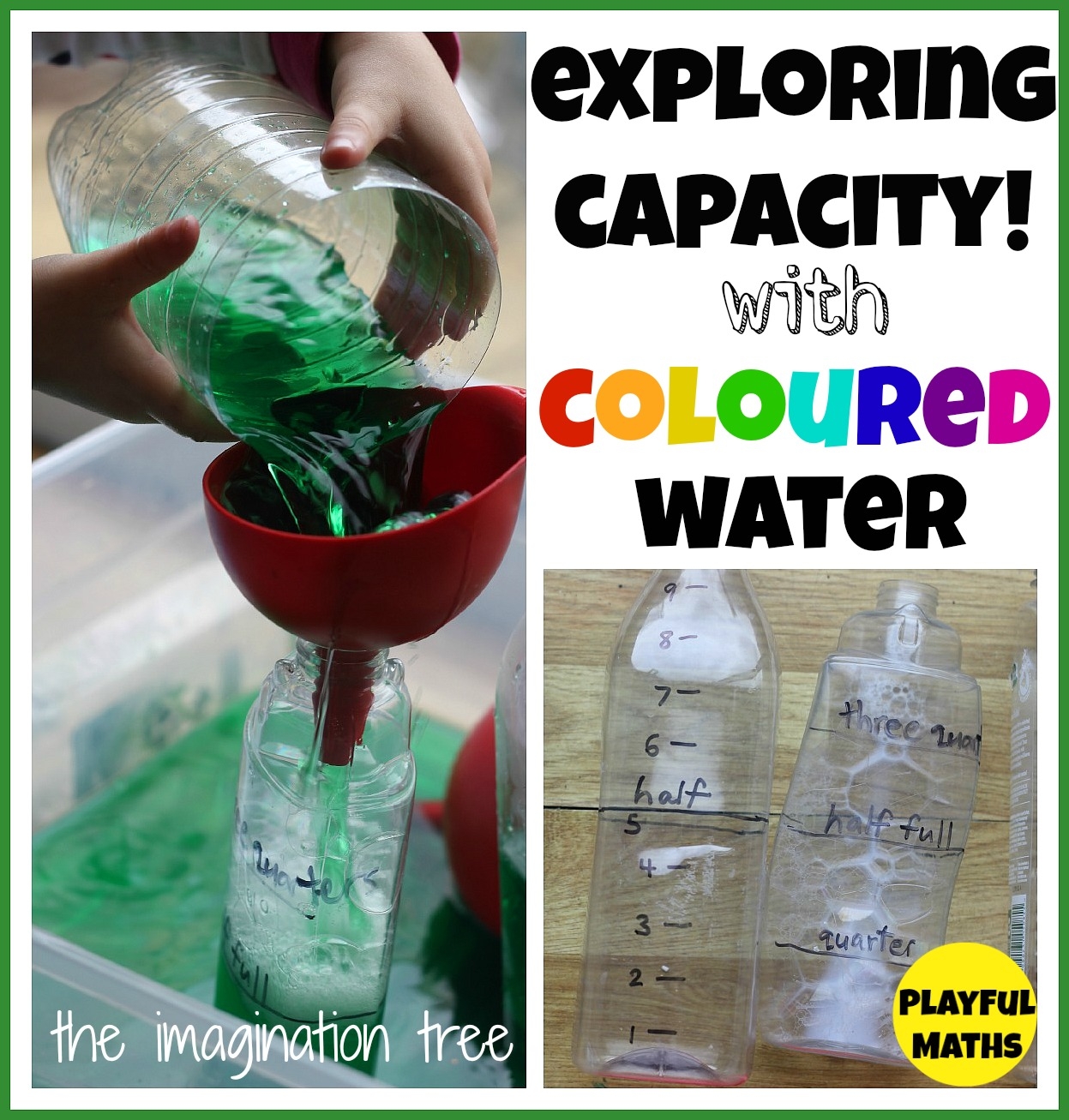 capacity activities for kindergarten