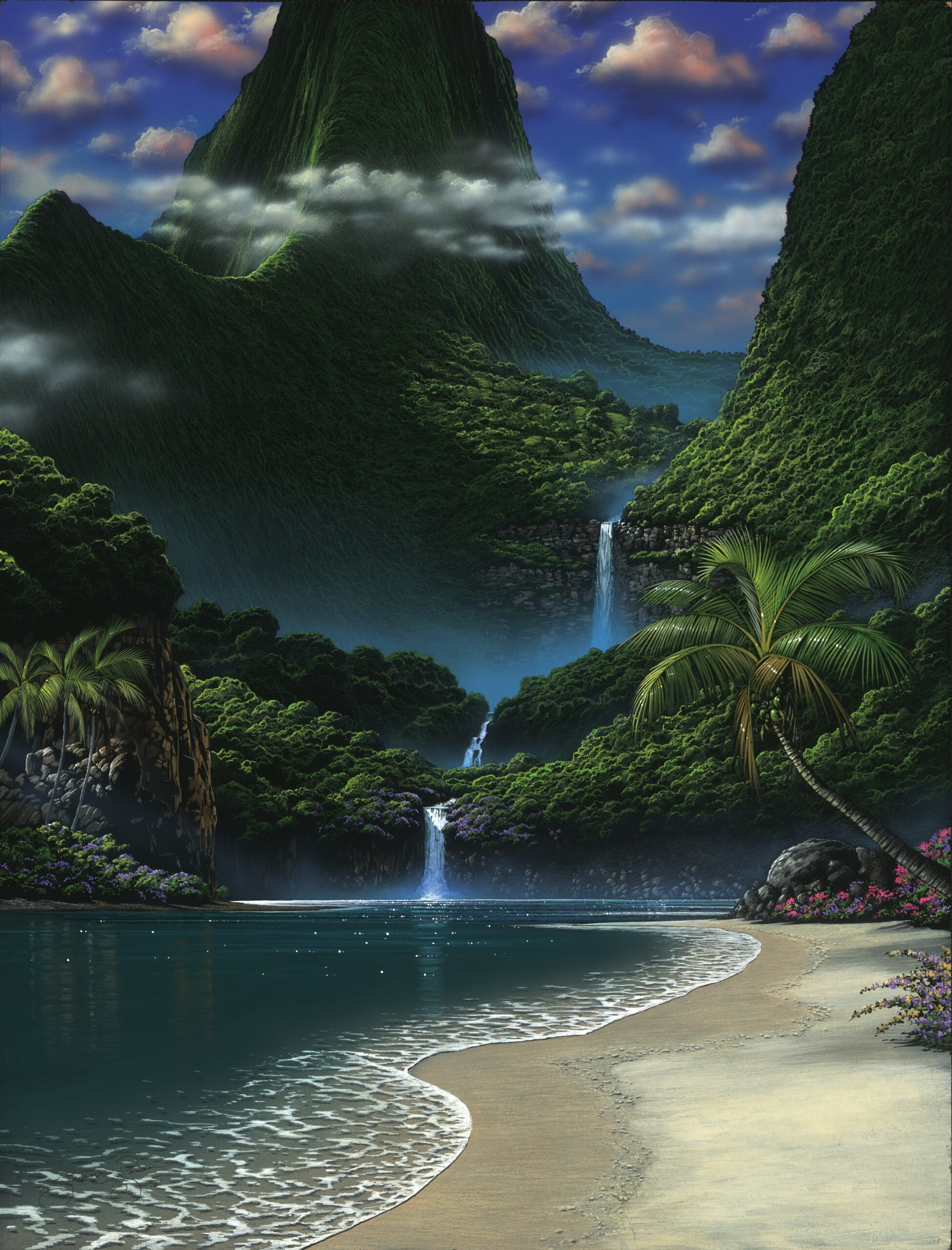 FANTASY ISLAND Giclee Reproduction By Steven Power Absolutearts