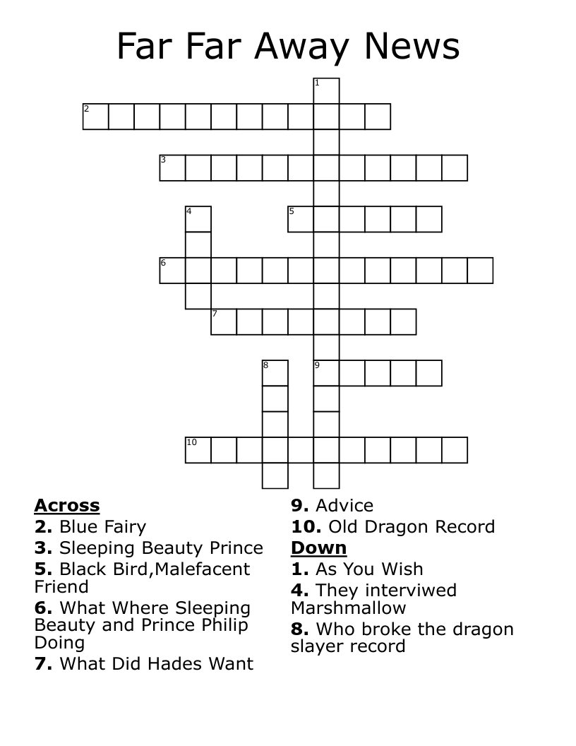 old news crossword clue