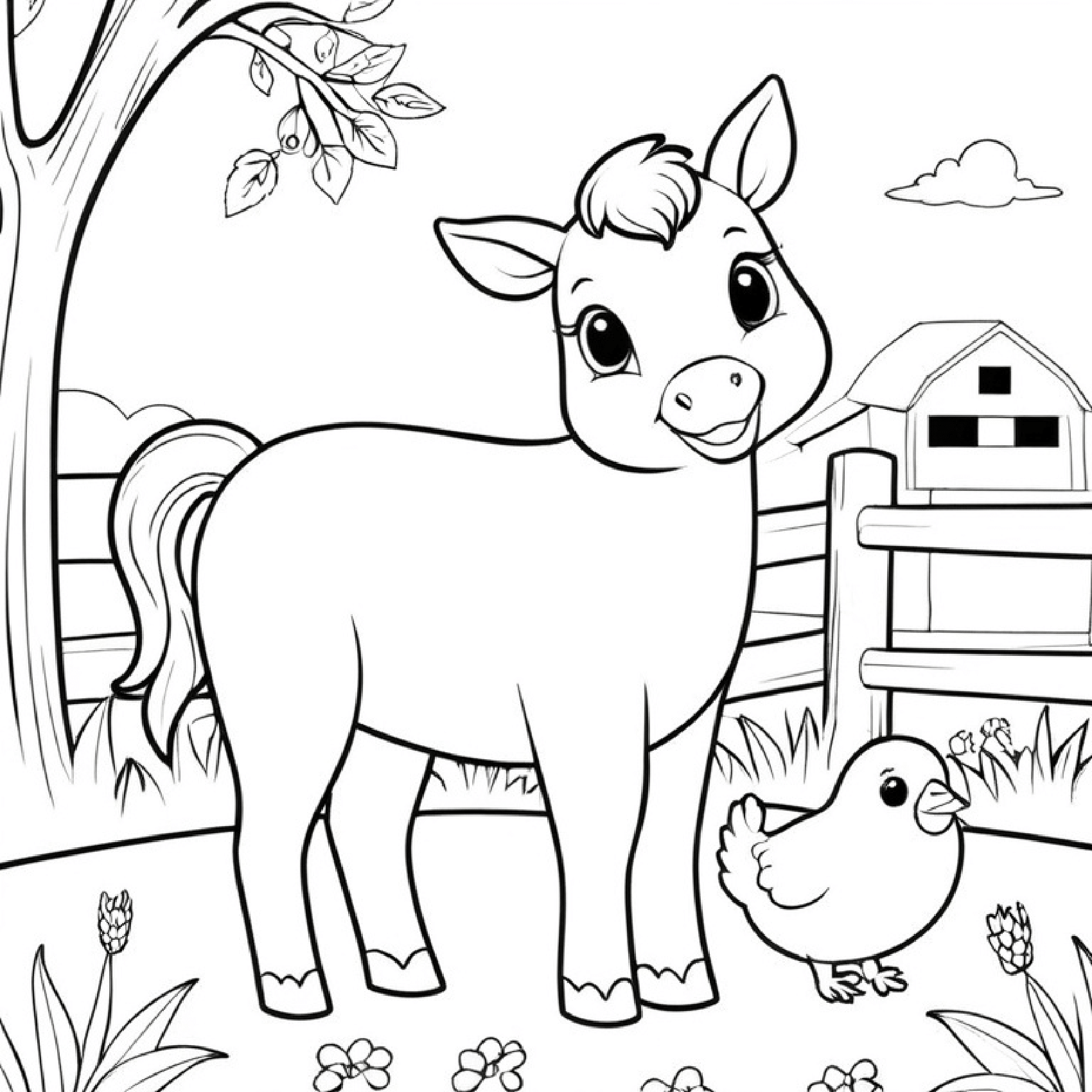 Farm Animals Coloring Pages A Barnyard Adventure Made By Teachers Farm Animals Coloring Pages A Barnyard Adventure Made By Teachers