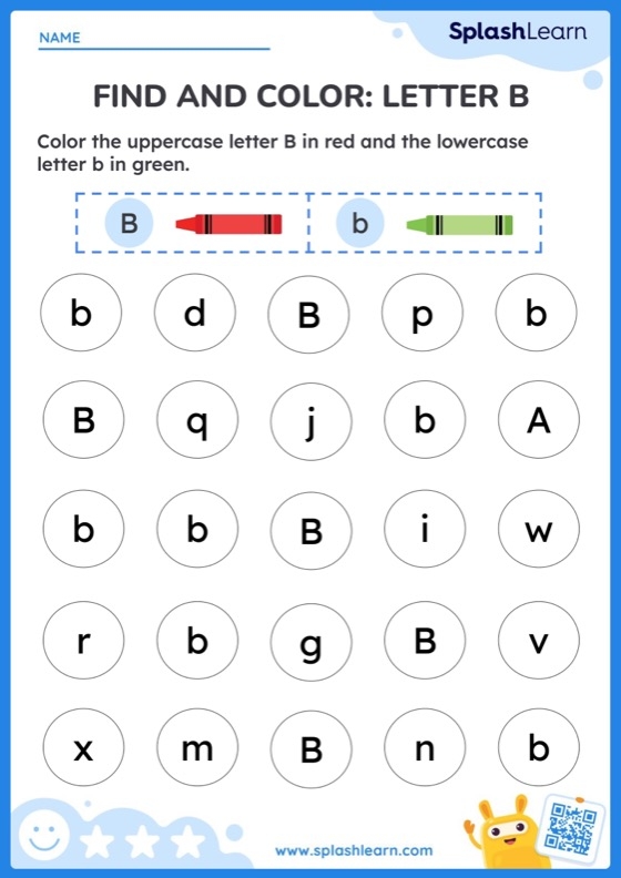 Find And Color Letter B Printable ELA Worksheet Worksheets Library Find And Color Letter B Printable ELA Worksheet Worksheets Library