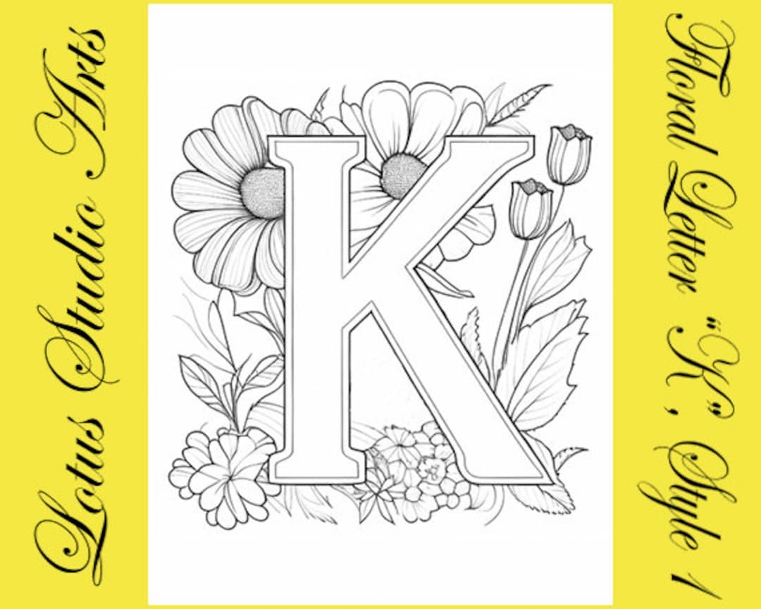 letter k coloring page letter k coloring page