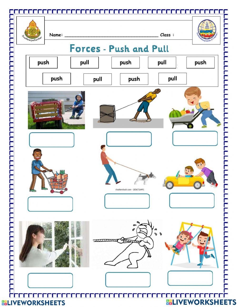 Force And Energy Worksheet Worksheet Worksheets Library