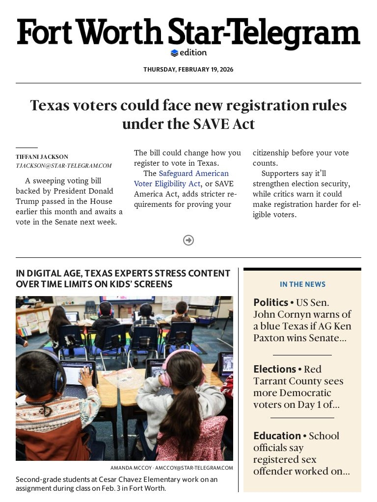 Fort Worth Star Telegram