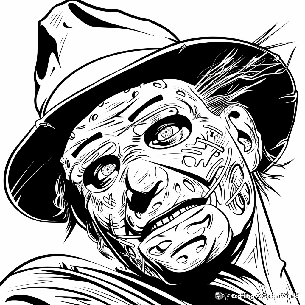 Freddy Krueger Coloring Pages Free Printable 