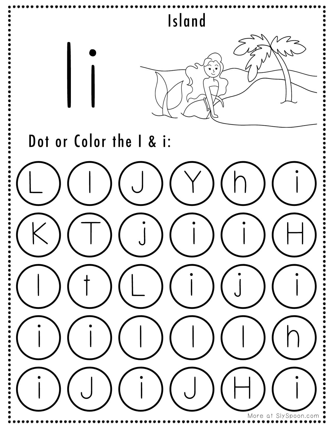 printable letter i worksheets printable letter i worksheets