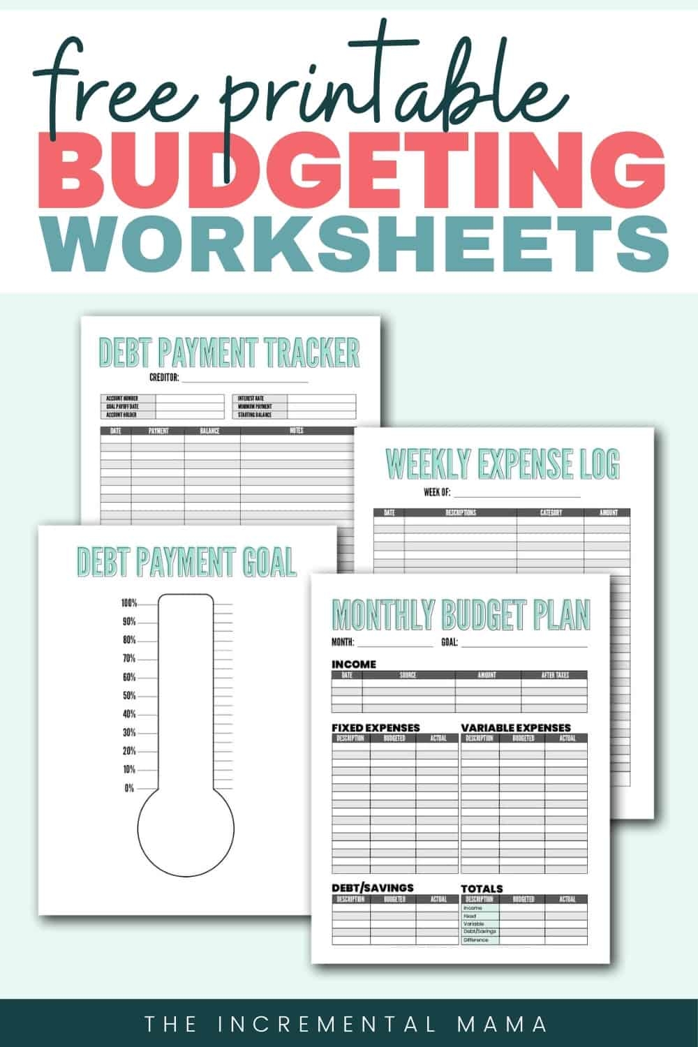 Free Blank Budget Worksheet Printables To Take Charge Of Your Finances Free Blank Budget Worksheet Printables To Take Charge Of Your Finances
